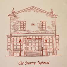 1950s Country Cupboard Restaurant Placemat Concord Room Moorestown New Jersey picture
