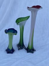 Jack In The Pulpit LiDiex Glassworks Calla Ensemble ca 1953 New Orleans Voodoo picture