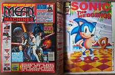 Mean Machines #16 - UK - Super Rare with Sonic Preview Comic #1 Still Attached picture