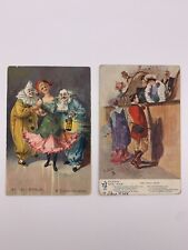 Antique Posted Tuck's Postcards, Puck and Carnival, Lot of 2 picture