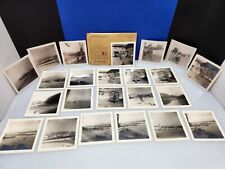 Vintage 50's Black & White Pictures Miltary Men Women Ship Cars Landscape (23) picture