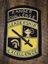 1960s 70s US Army Vietnam Ranger Challenge Battalion Bullion Jacket Patch L@@K picture