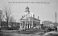 La Salle County Court House Ottawa Illinois IL Reprint Postcard picture