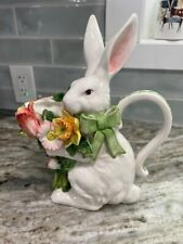 Kaldun And Bogle Bunny With Flowers Pitcher picture