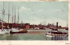 ST. JOHN NEW BRUNSWICK CANADA WATER FRONT 1907 picture