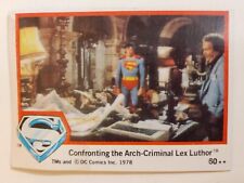 1978 Superman Movie Card DC Comics #60 Christopher Reeve RARE picture