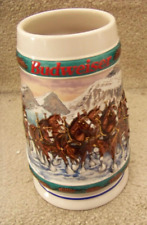 Budweiser 1993 Special Delivery Holiday stein Clydesdales Anheuser Busch picture