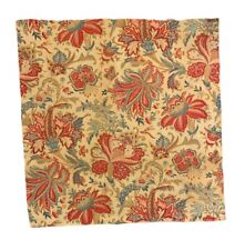 Beautiful 20th cent french cottton exotic floral fabric 1645 picture
