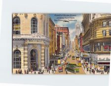 Postcard Powell at Market Streets Showing Turn Table San Francisco California picture