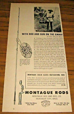 1950 Print Ad Montague Glass Fishing Rods Montague City,MA picture