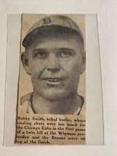 Bob Smith Boston Braves  1935 Sporting News Baseball Panel #2 picture