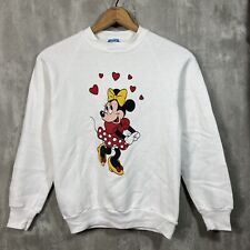 Vintage 80s Minnie Mouse Disney Raglan Sweatshirt Size Small Pullover picture