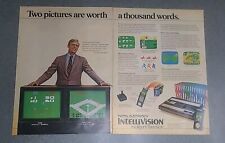 Intellivision Mattel Electronics Print Ad 1982 16x11 Great To Frame  picture
