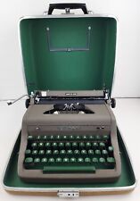 Vintage 1954 Royal Quiet DeLuxe Manual Typewriter With Case Working picture