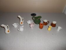 LOT OF 12 ASSORTED MINIATURE PITCHERS picture