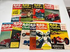 Rod & Custom Vintage (1954) Magazines Set Of 10 picture