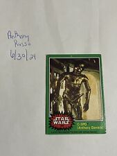 1977 Vintage Star Wars Golden Rod C-3PO Error Card #207 Topps Not Graded picture