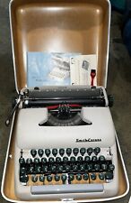 Vintage Smith Corona Silent Typewriter Complete With Travel Case Manuals picture