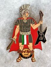 HARD ROCK CAFE ROME ANCIENT ROMAN CENTURION WITH SWORD BLACK GUITAR PIN # 97782 picture