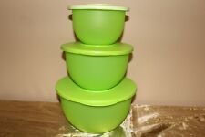 Tupperware New Beautiful Impressions Mixing Bowls Set of 3 picture