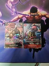 luffy and franky cards one piece tcg picture