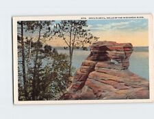 Postcard Devil's Anvil Dells of the Wisconsin River Wisconsin USA picture