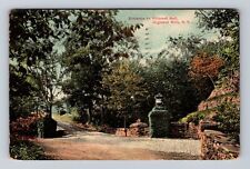 Highland Mills NY- New York, Entrance To Hillcrest Hall, Vintage c1908 Postcard picture
