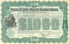 Toledo, St. Louis and Western Railroad Co. - Railroad Bonds picture
