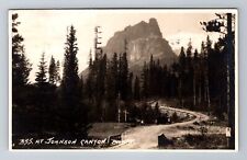 Banff AB-Alberta Canada, At Johnson Canyon, Antique, Vintage c1940 Postcard picture