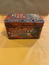 Vintage 1940’s To 50s Pep Boys Manny Moe & Jack Handy Bulb Kit Tin w/ Bulbs Car picture