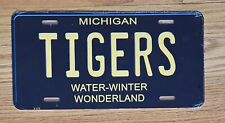 Tigers Detroit State Of Michigan License Plate picture