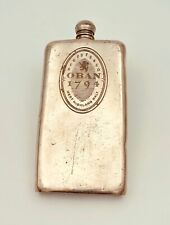 Vintage Pewter Flask West Highland Malt, Oban 1794 Made In Sheffield  picture