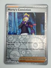 Pokemon TCG Card Temporal Forces 155/162 Holo Rare Morty's Conviction  picture