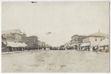 1908 Elkton, South Dakota REAL PHOTO Main Street - Vintage S.D. Postcard picture