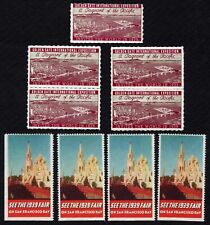 1939 Golden Gate International Exposition World's Fair Cinderella Poster Stamps picture