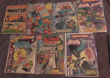 lot of 7 very old vintage batman comics dc picture