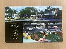 Postcard Tampa FL Florida Royal Palms Court Hotel Motel Vintage PC picture