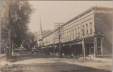 Front Street Keeseville New York Post Office Church 1908 RPPC Postcard picture