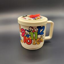 Vintage Disney Snack 'N Fun Time Mug Cup - ABC and 123 Design picture