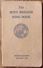 1945 THE BOYS' BRIGADE NEENAH WISCONSIN SONG BOOK 2nd EDITION JAN 1945 Z5321 picture