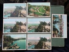 LOT x7 MOHONK LAKE NY STAMPS 1916-22  MACHINE CANCEL POSTMARKS  NEW YORK L@@K picture