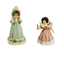 Vintage Maud Humphrey Bogart Figurines  “My Winter Hat” And “My First Dance” picture