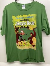 Walt Disney The Jungle Book Men’s T Shirt Green New  picture
