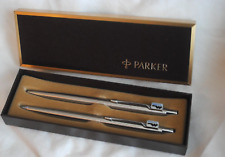 Parker vintage pen/pencil set, WellTech Inc., MIB, oil & gas company picture