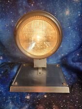 ONE OF A KIND VINTAGE STEAMPUNK OLD AUTOMOBILE TILT RAY HEADLIGHT TABLE LAMP picture