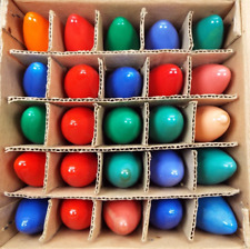 Vintage 25 C9 MULTI COLOR Holiday Christmas Light Bulbs TESTED picture