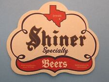 Beer Collectible Coaster ~ SPOETZL Brewery 2014 SHINER Specialty Beers ~ TEXAS picture