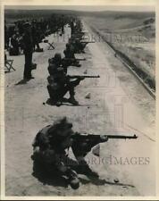 1959 Press Photo Marine Reserves at Rifle Practice at California Range picture