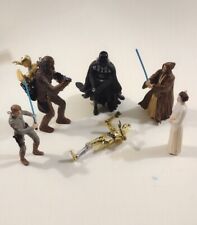 Lot Of 6 Vintage Star Wars Hallmark Ornaments*Flaws* Chewy C3P0 Vader Leia Luke picture