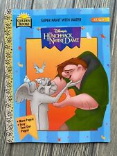Vintage 1996 Disney Hunchback of Notre Dame Golden Book Paint With Water picture